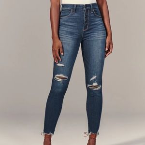 Curve Love High Rise Super Skinny Ankle Jeans